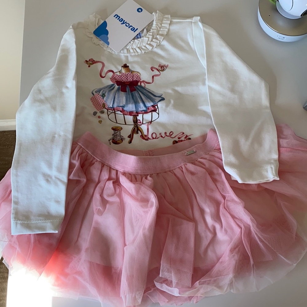 Mayoral Toddler Tutu Two Piece